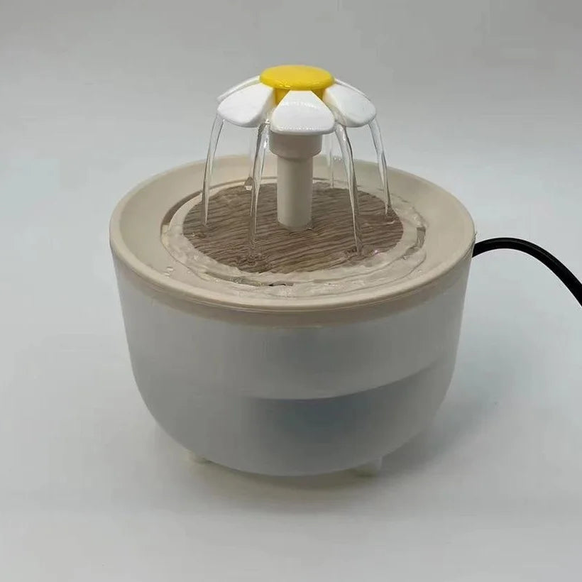 Fontanella per Animali Automatica 1,2L – Silenziosa con Filtro USB