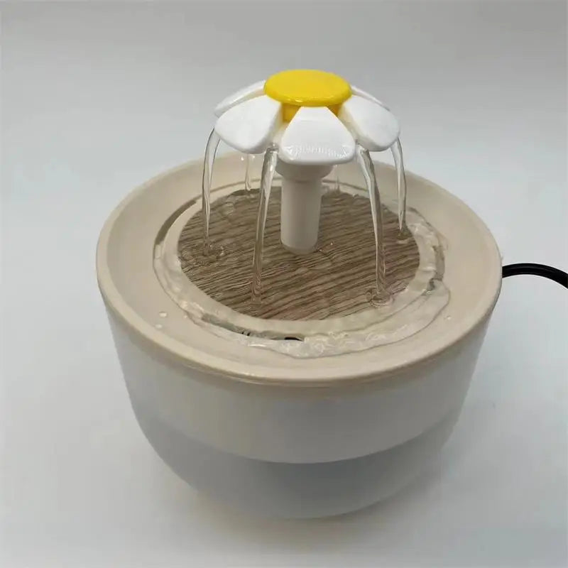 Fontanella per Animali Automatica 1,2L – Silenziosa con Filtro USB