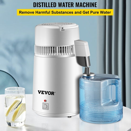 Distillatore d’Acqua Domestico 4L – Acciaio Inox 750W | VEVOR