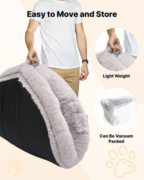 Human Dog Bed, 67.32 x 39.37 x 9.4 inch Orthopedic Memory Foam Human